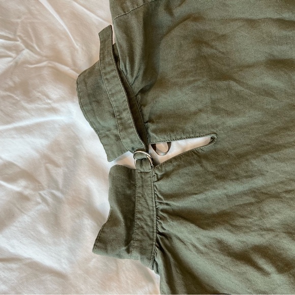 TRT Green Linen Top - Picture 5 of 5